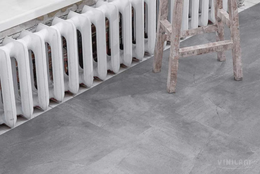 Плитка Vinilam CERAMO STONE 8 мм 61602 Серый Бетон (пробковая подложка)