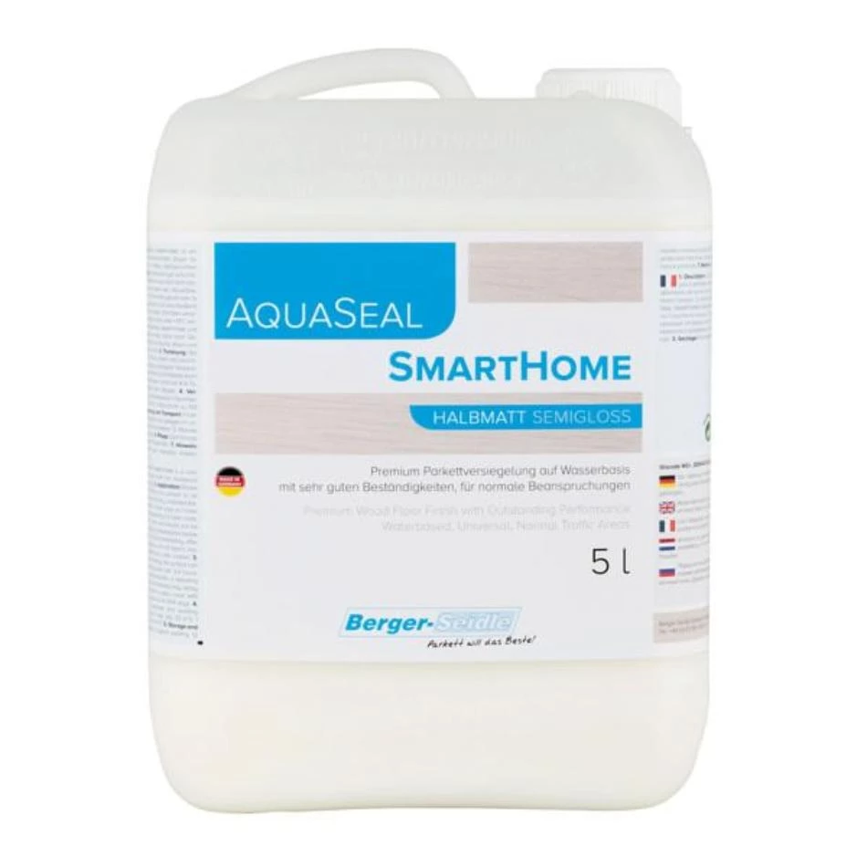 Однокомпонентный акриловый лак Berger Aqua-Seal SmartHome