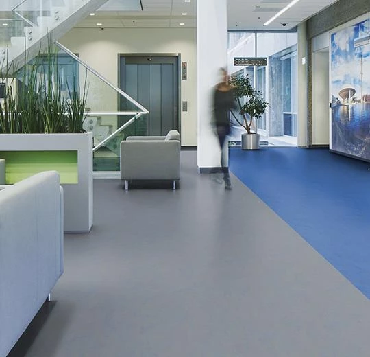 Мармолеум Forbo Concrete 3734 blue shimmer