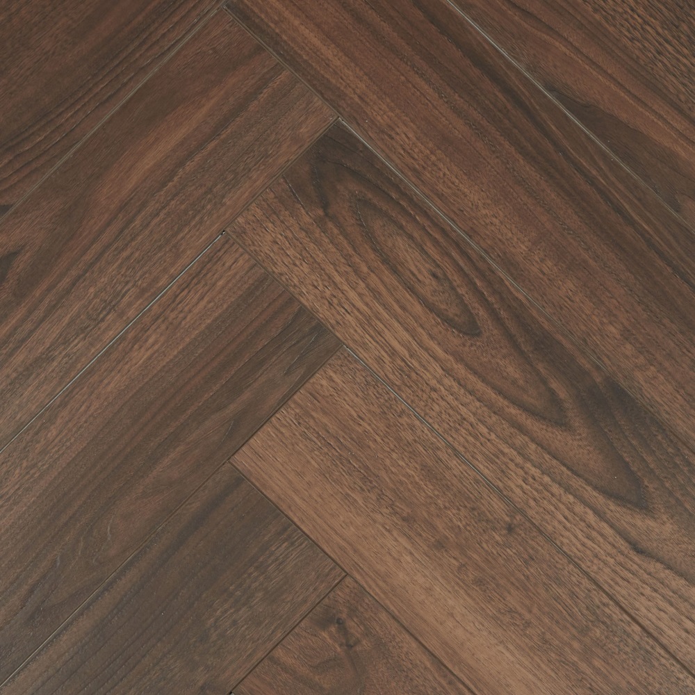 Кварцвинил (SPC, ПВХ) Primavera Herringbone 615х123 3290 Дуб Орех Американский Браш
