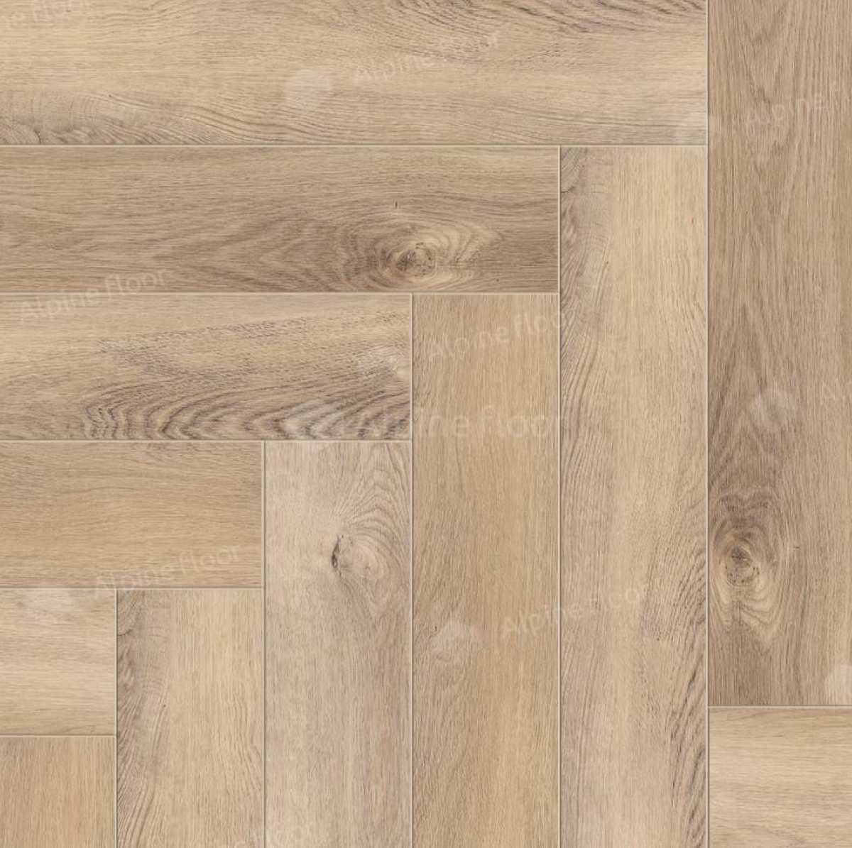 Плитка Alpine floor PARQUET PREMIUM Дуб Природный Изысканный ЕСО 19-17 со встроенной подложкой