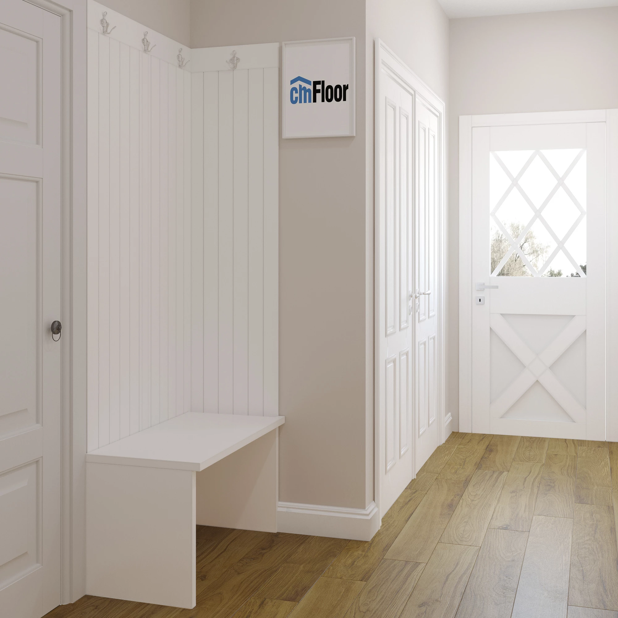 Плитка CM Floor ScandiWood Орех Американский с подложкой