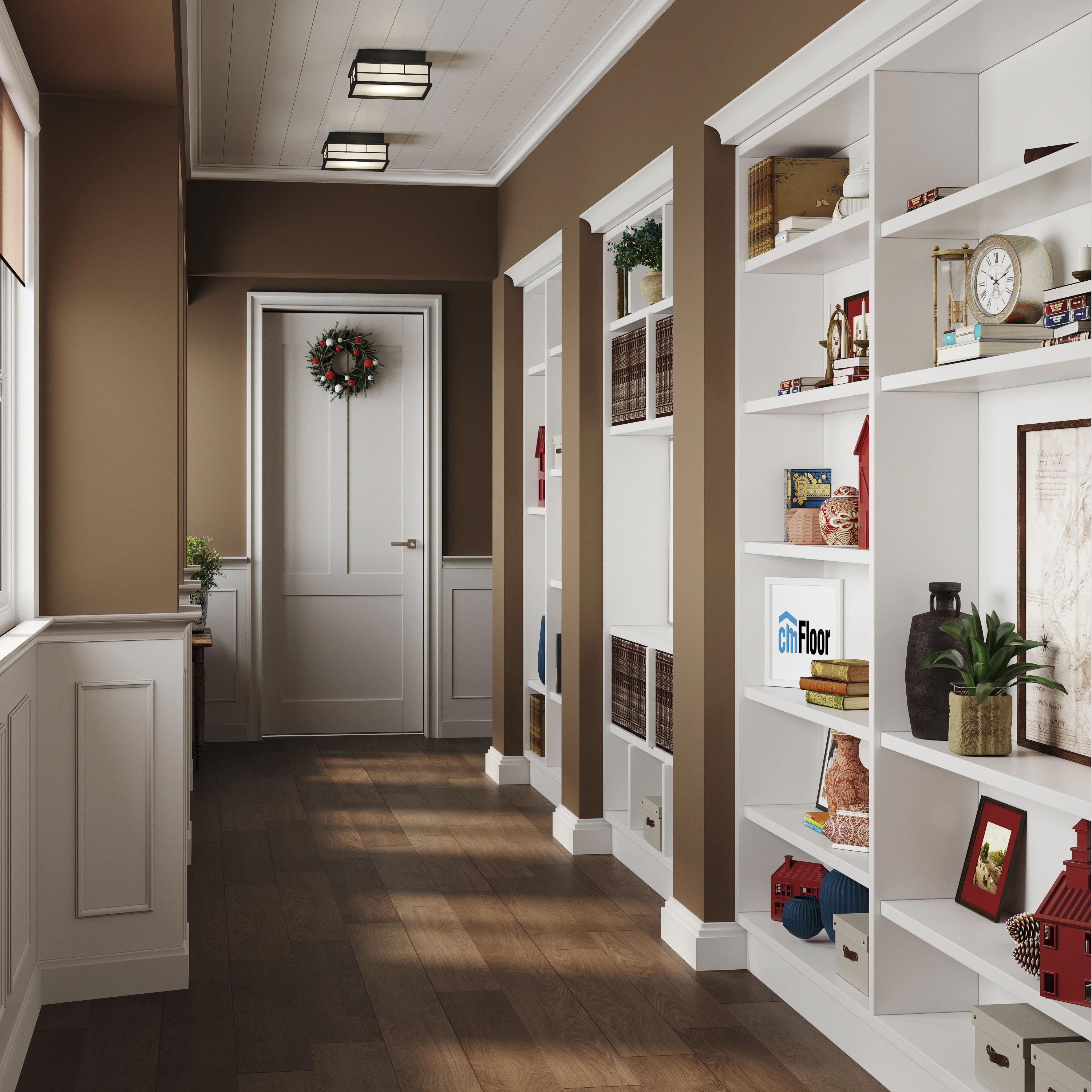 Плитка CM Floor ScandiWood ОРЕХ с подложкой