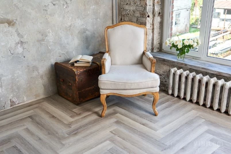 Плитка Vinilam PARQUET HERRINGBONE Glue 2, 5 mm GD11122 Паркет Эрмитаж