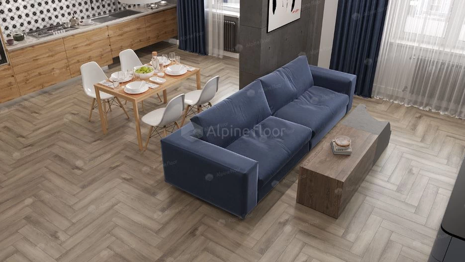 Плитка Alpine floor PARQUET LIGHT Дуб Исида ЕСО 13-15