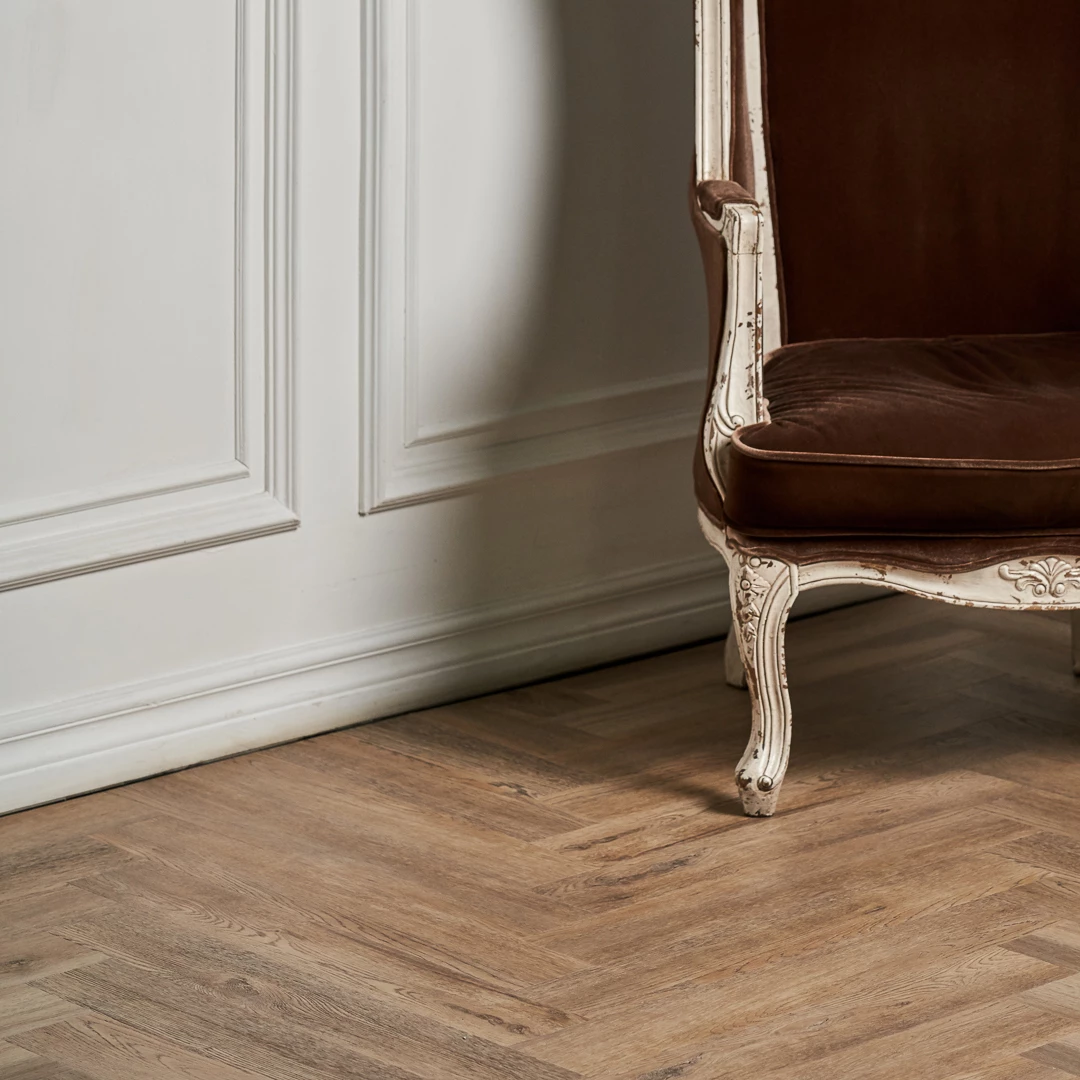 Плитка Vinilam PARQUET HERRINGBONE 6, 5 мм IS11133 Северный Паркет