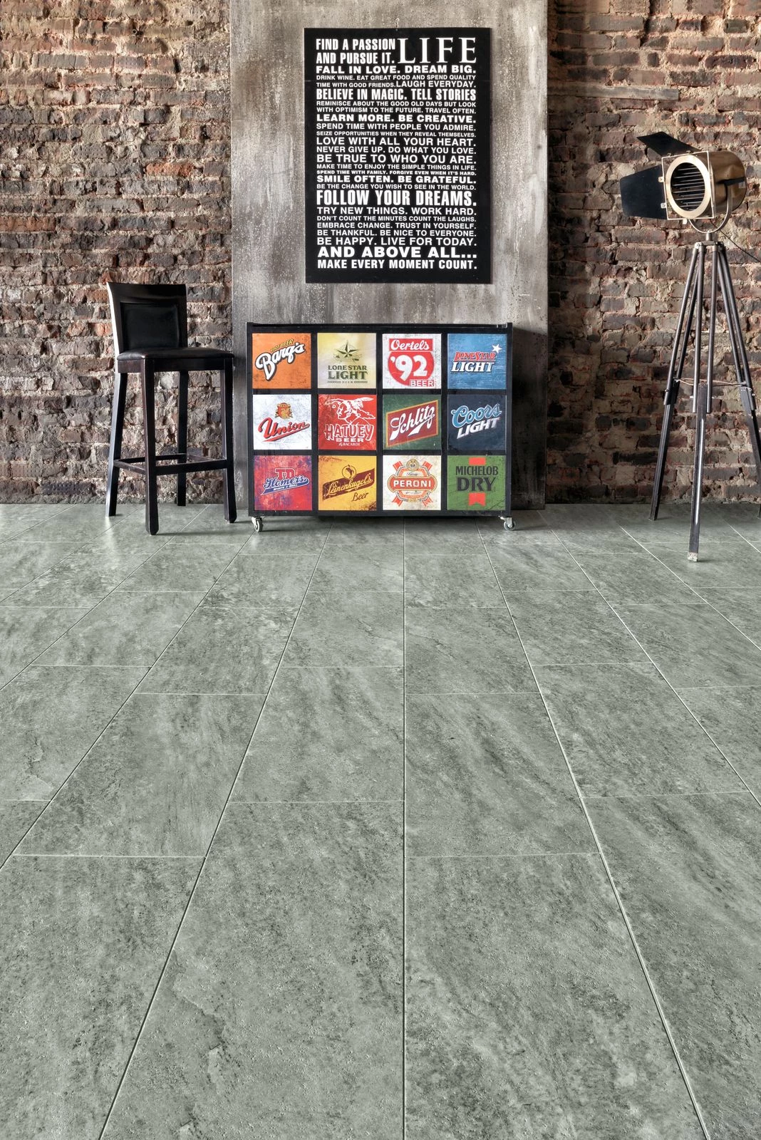 Плитка Alpine floor STONE MINERAL CORE Шеффилд ECO 4-13
