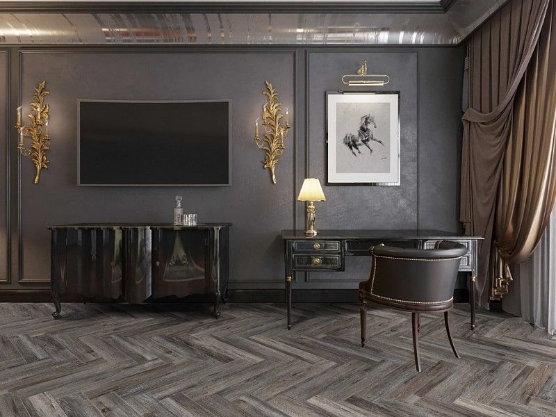 Плитка CronaFloor HERRINGBONE 4, 5 мм ДУБ РЕЙМС