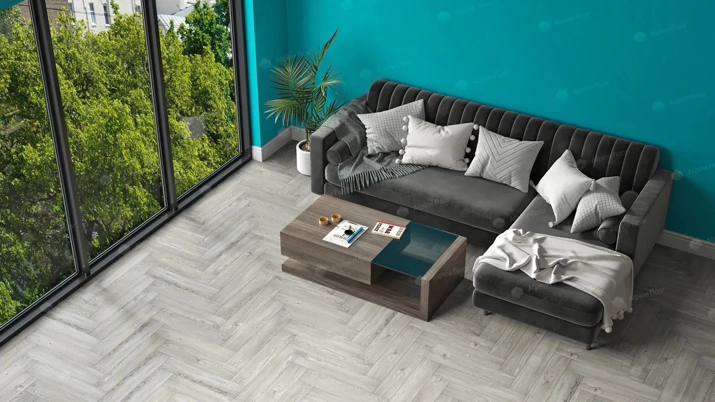 Плитка Alpine floor PARQUET LVT Снежный ECO 16-11
