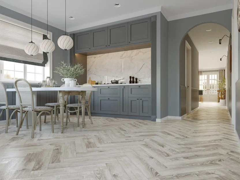 Плитка CronaFloor HERRINGBONE 4, 5 мм ДУБ СТРАСБУРГ