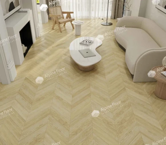 Плитка Alpine floor CHEVRON Дуб Ваниль Селект ECO 18-2 MC