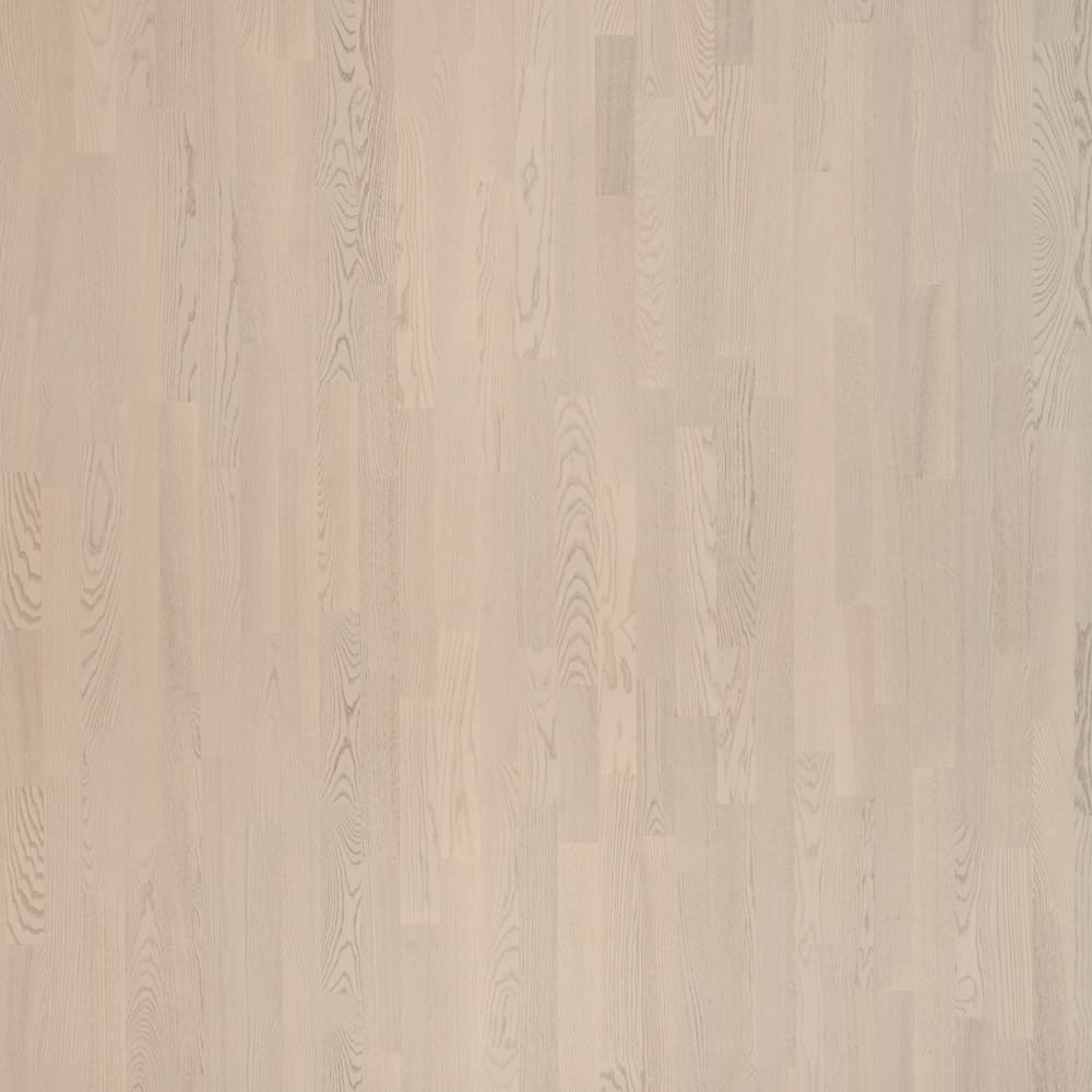 Паркетная доска Polarwood Ясень Рикотта молочно-бел мат лак