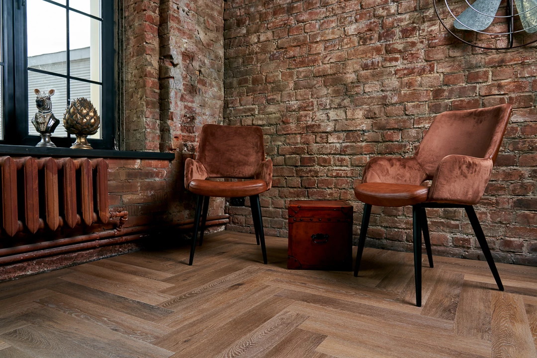 Плитка Vinilam PARQUET HERRINGBONE 6, 5 мм IS11199 Венецианский Паркет