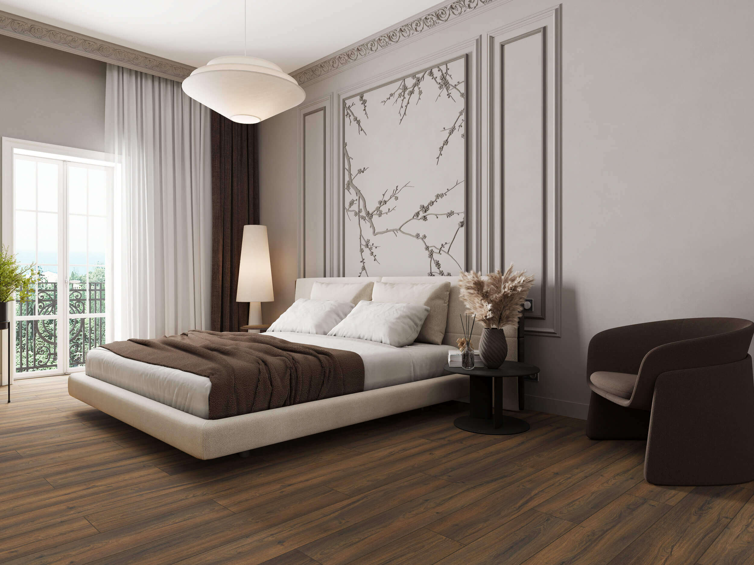 Ламинат EverSense Classic Дуб Лаваредо Коричневый