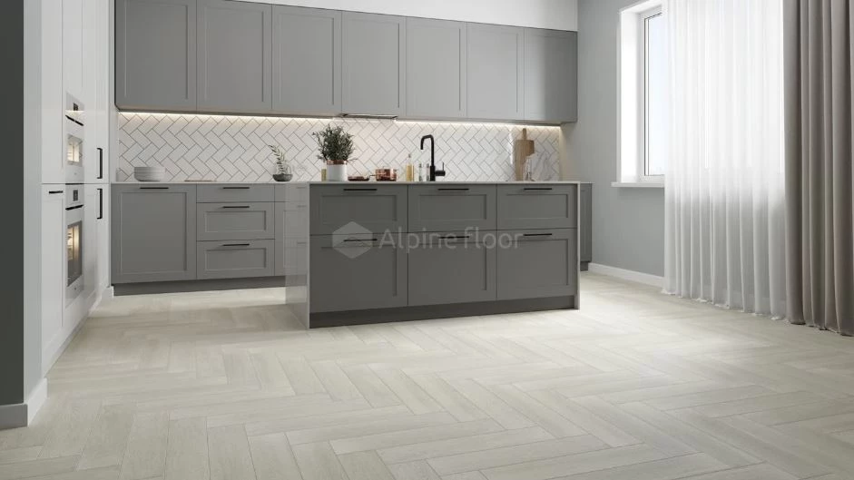 Плитка Alpine floor PARQUET LIGHT ЗИМНИЙ ЛЕС ЕСО 13-6
