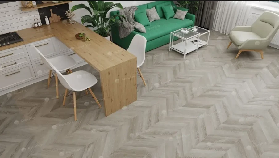 Плитка Alpine floor CHEVRON ДУБ ФАНТАЗИЯ ECO 18-1 MC