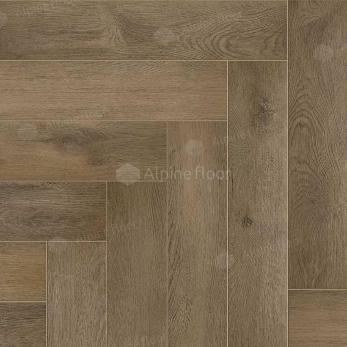Плитка Alpine floor PARQUET PREMIUM Дуб Насыщенный ЕСО 19-7 со встроенной подложкой