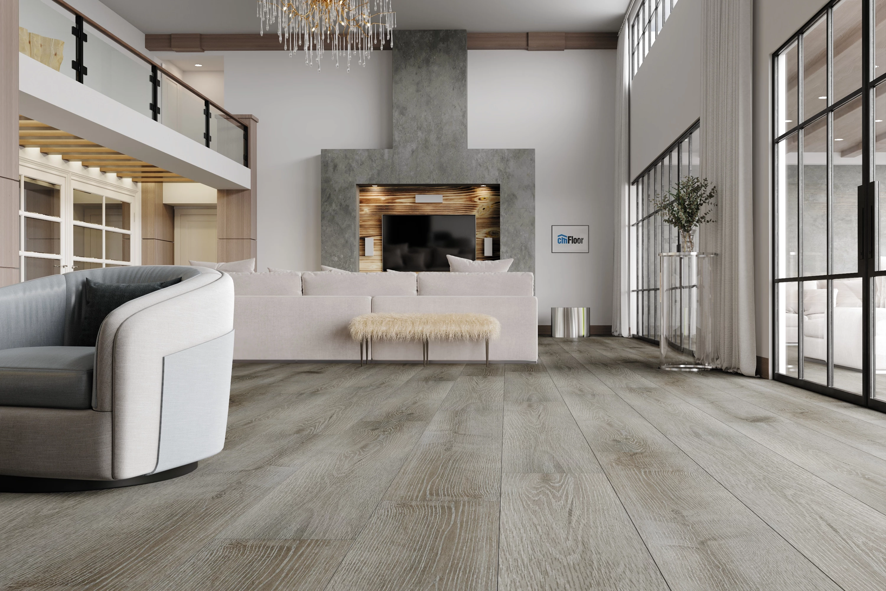 Плитка CM Floor ScandiWood Дуб Северный с подложкой