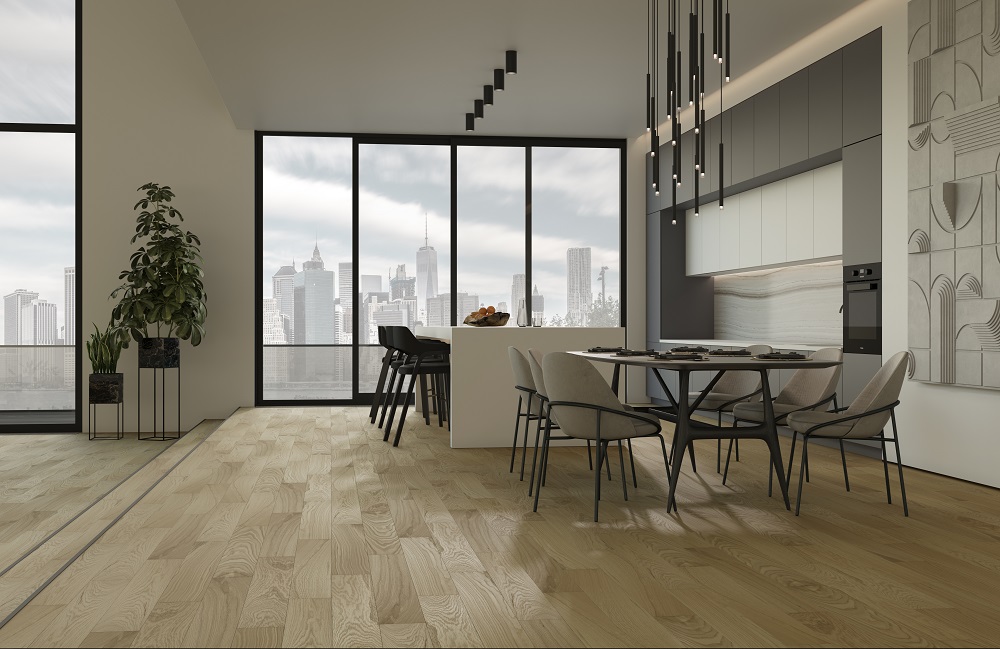 Кварцевый паркет Quartz Parquet Классик Дуб Тоскана 407 5/0,6 мм