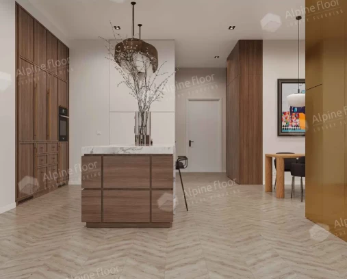 Плитка Alpine floor CHEVRON Гикори ECO 18-21 MC