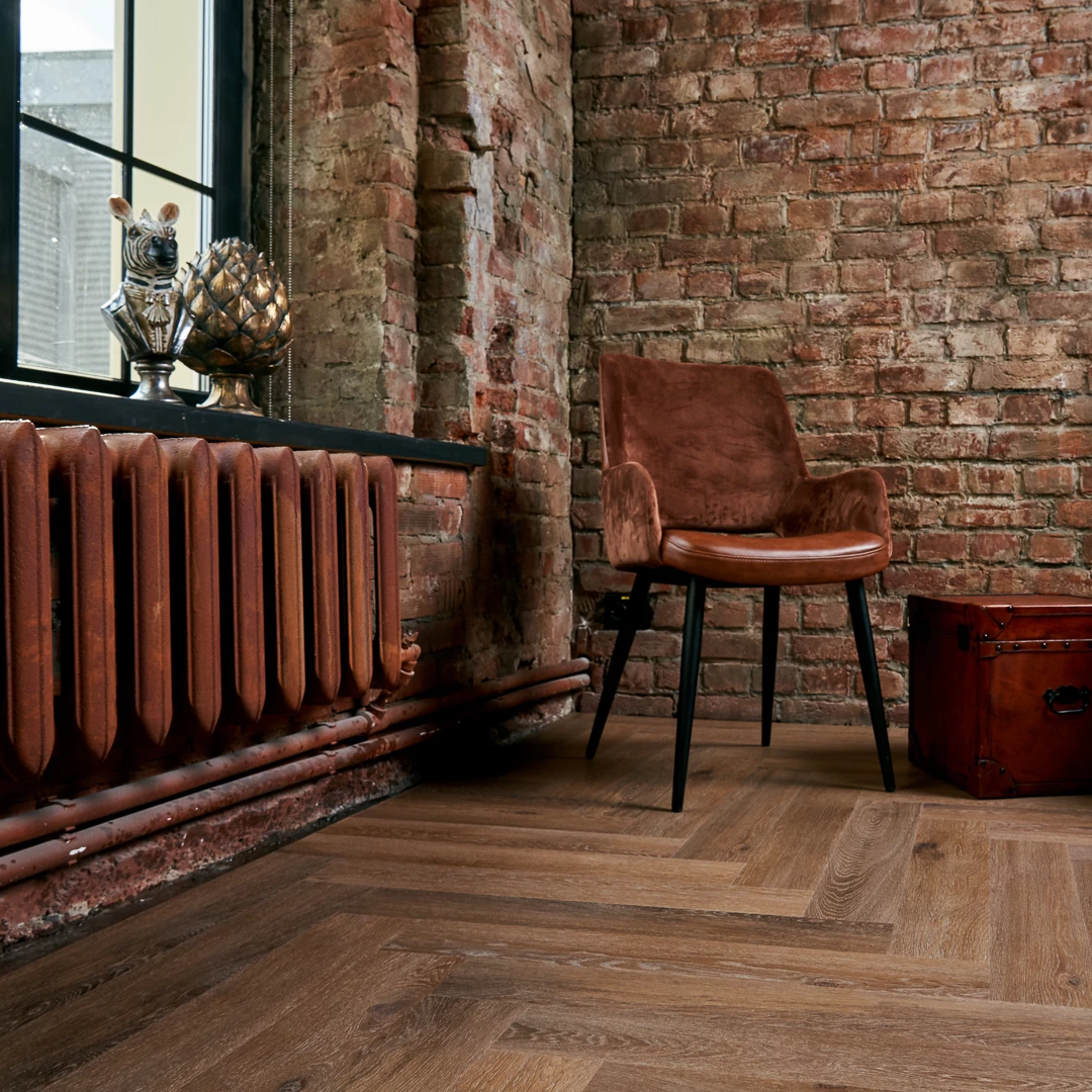 Плитка Vinilam PARQUET HERRINGBONE 6, 5 мм IS11199 Венецианский Паркет