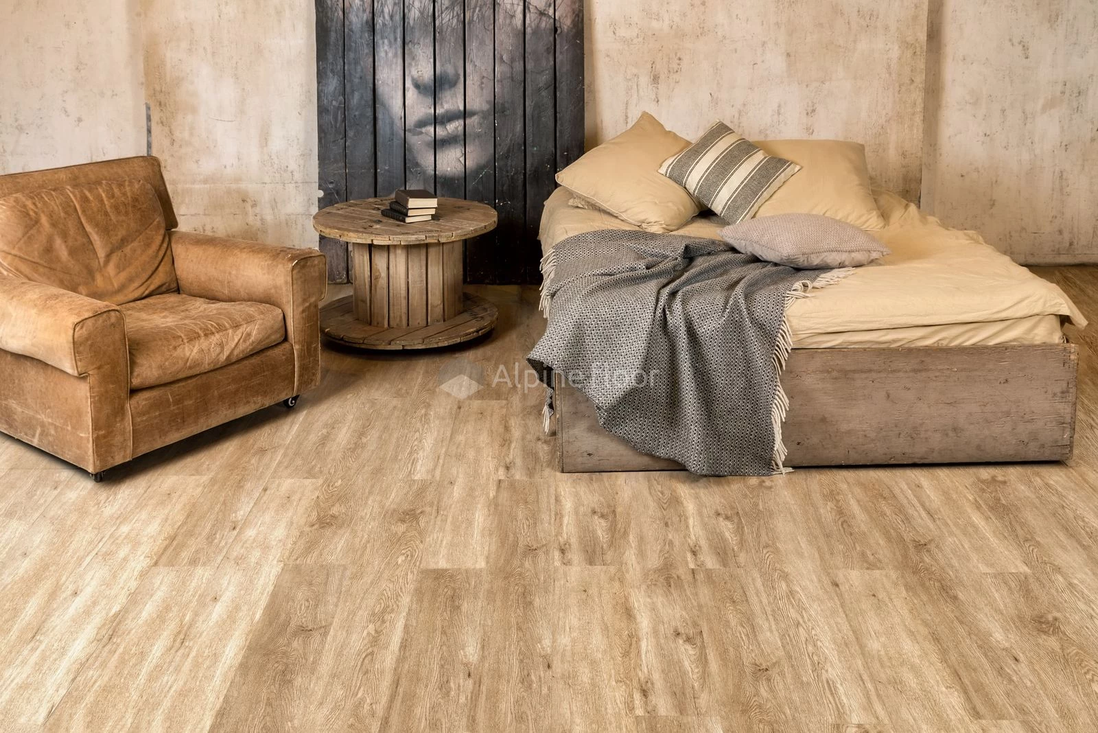 Плитка Alpine floor GRAND SEQUOIA МИНДАЛЬ ECO 11-6