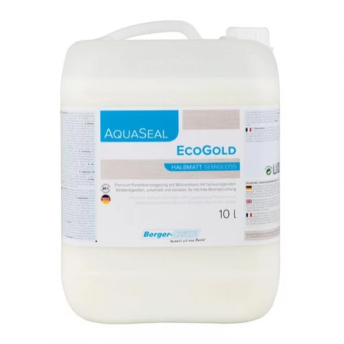 Однокомпонентный акрилово-полиуретановый лак Berger Aqua-Seal EcoGold ( л) Объём: 5 л