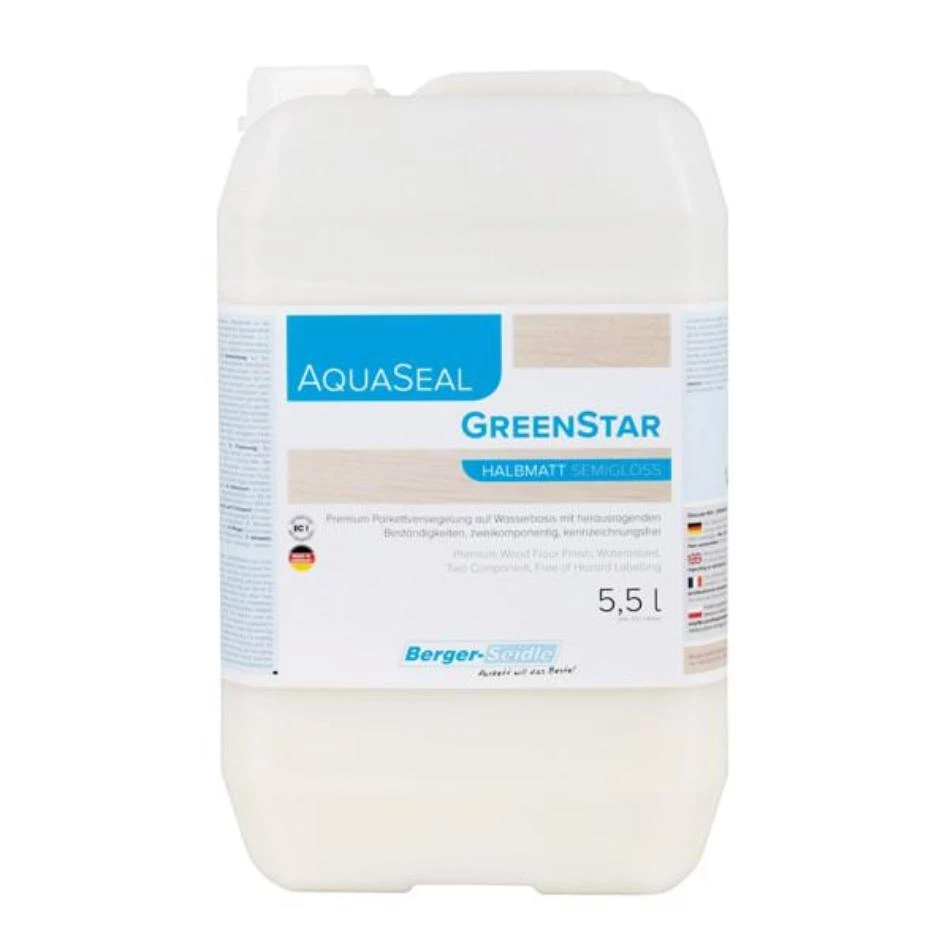 Двухкомпонентный экологичный полиуретановый лак Berger Aqua-Seal GreenStar
