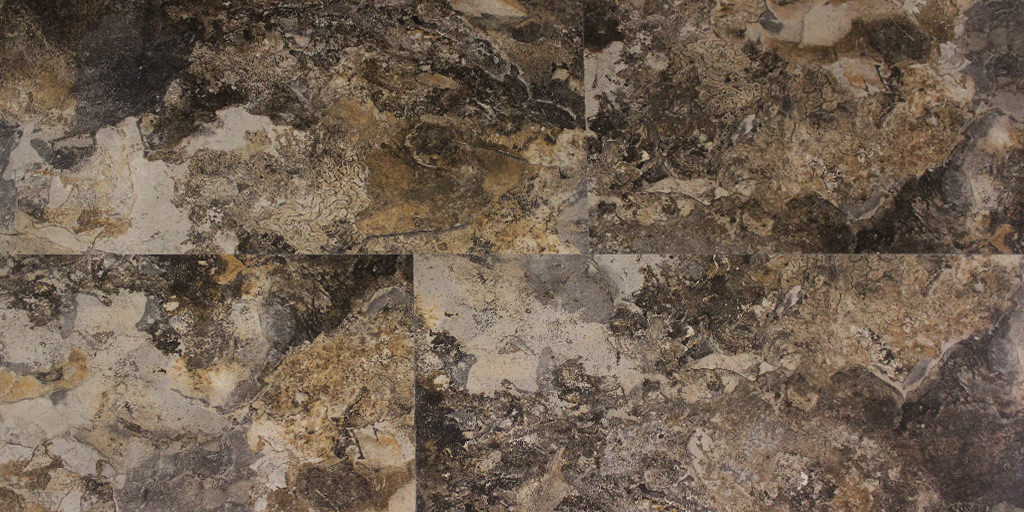 Кварцвинил (SPC, ПВХ) KLB LUXURY VINYL 8559-3 МРАМОР КОРИЧНЕВЫЙ
