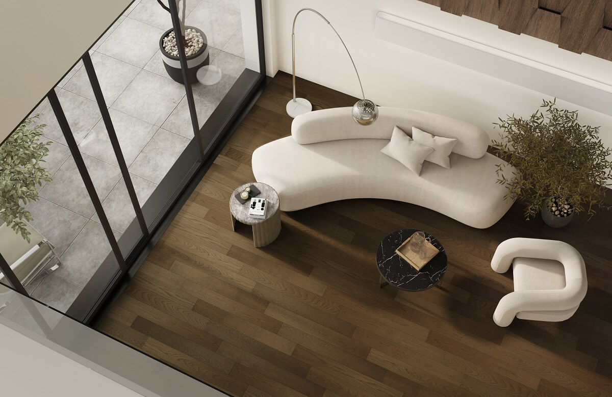 Кварцевый паркет Quartz Parquet Классик Дуб Брауни 413 5/0,6 мм