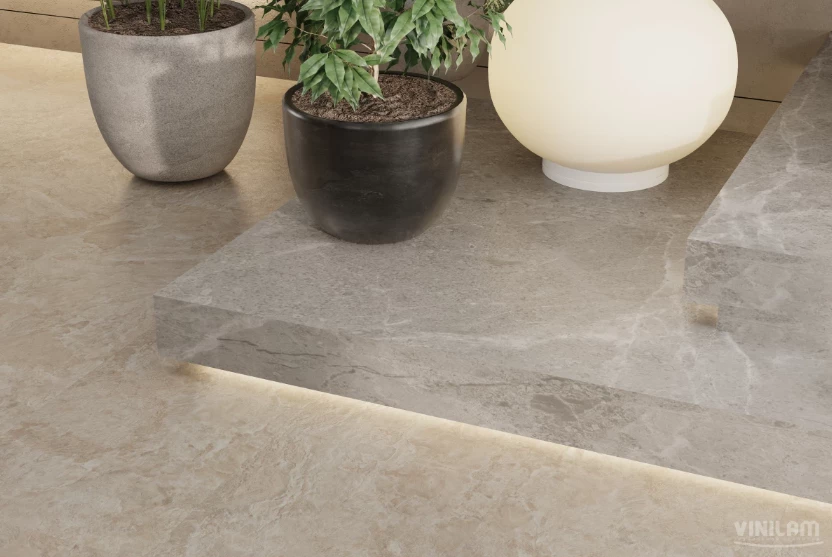 Плитка Vinilam CERAMO STONE 8 мм 81222 Аравийский Камень (пробковая подложка)