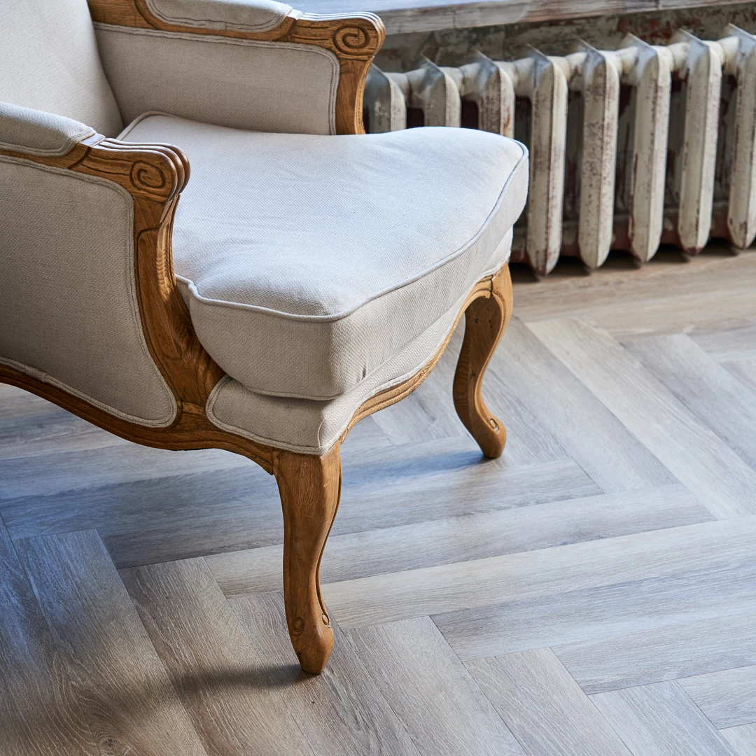 Плитка Vinilam PARQUET HERRINGBONE 6, 5 мм IS11122 Эрамитаж Паркет