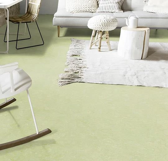Мармолеум Forbo Real 3881 green wellness