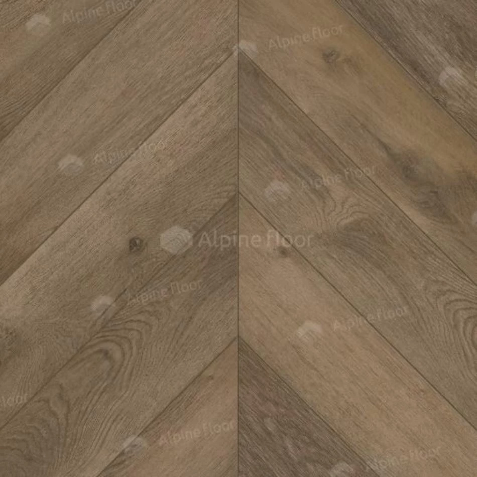 Плитка Alpine floor CHEVRON LVT Дуб Насыщенный ECO 20-4