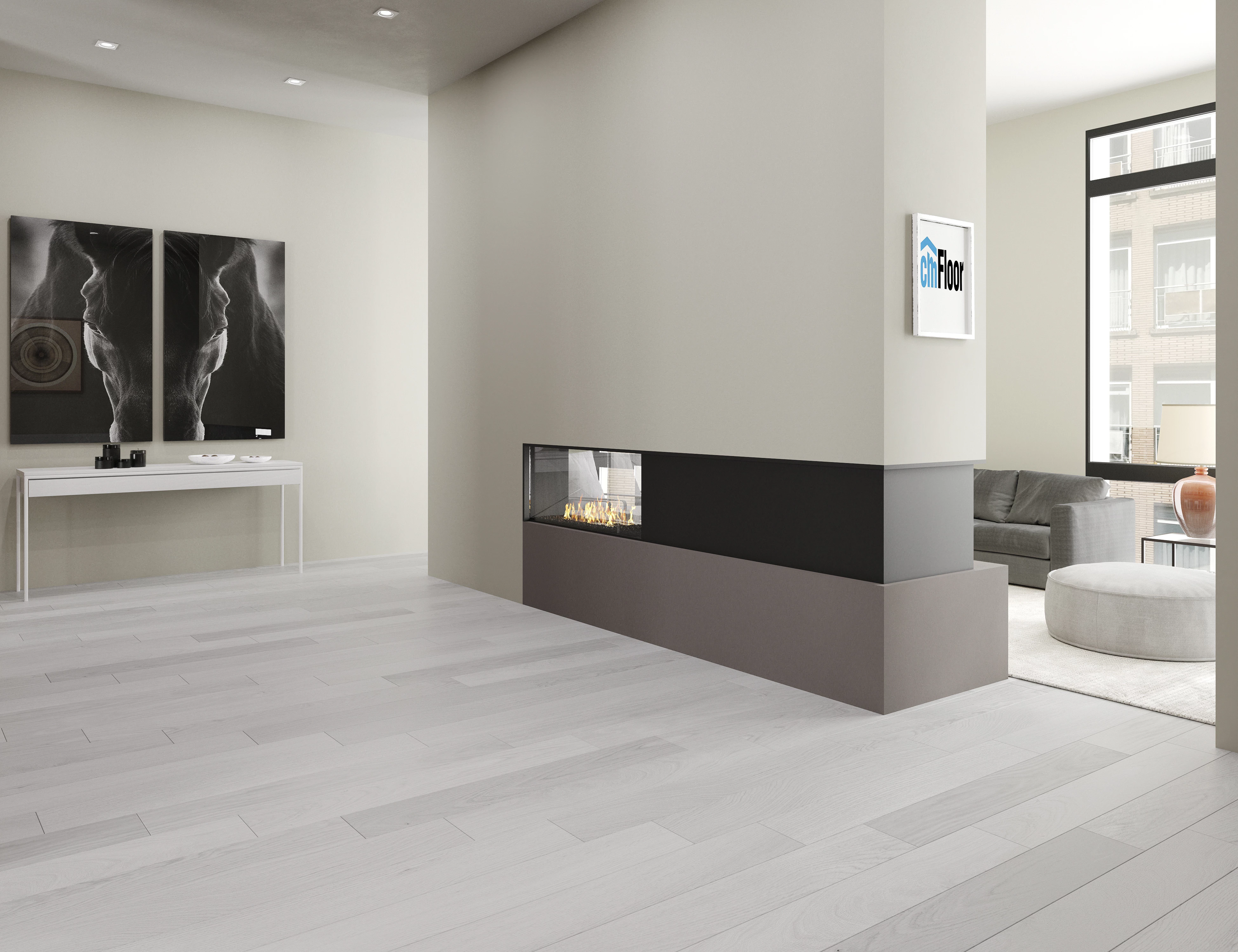 Плитка CM Floor ScandiWood Дуб Белый с подложкой