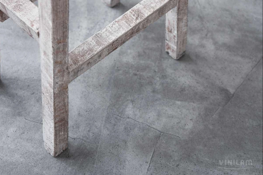 Плитка Vinilam CERAMO STONE 8 мм 61602 Серый Бетон (пробковая подложка)