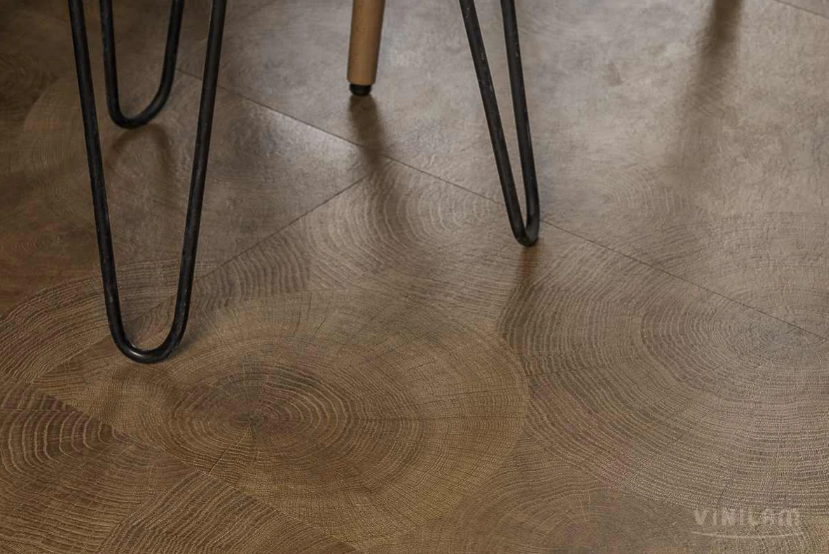 Плитка Vinilam CERAMO STONE 8 мм 61601 Дуб Натуральный (пробковая подложка)
