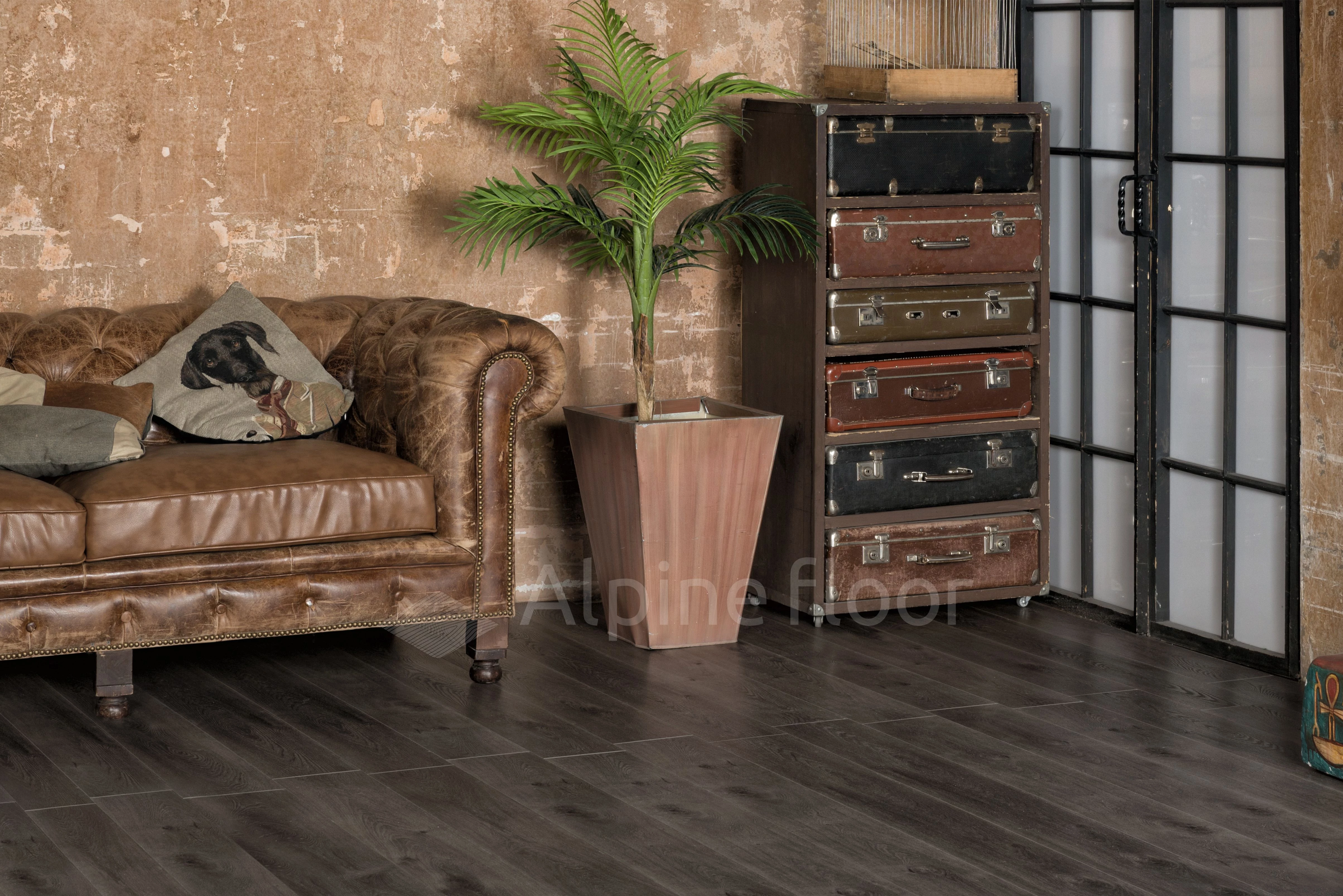Плитка Alpine floor PREMIUM XL Дуб торфяной ECO 7-11
