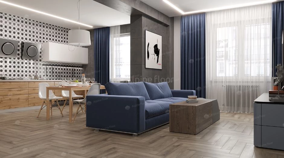 Плитка Alpine floor PARQUET LIGHT Дуб Исида ЕСО 13-15