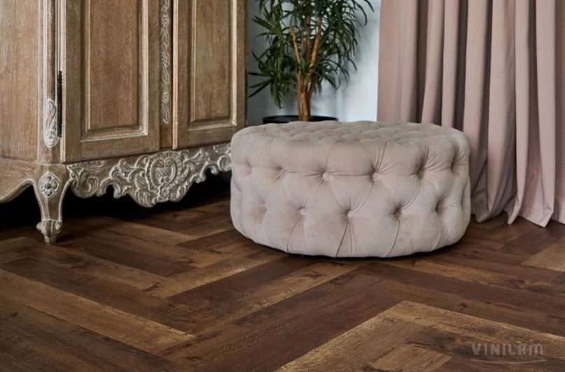 Плитка Vinilam PARQUET HERRINGBONE Glue 2, 5 mm GD11177 Паркет Версальский
