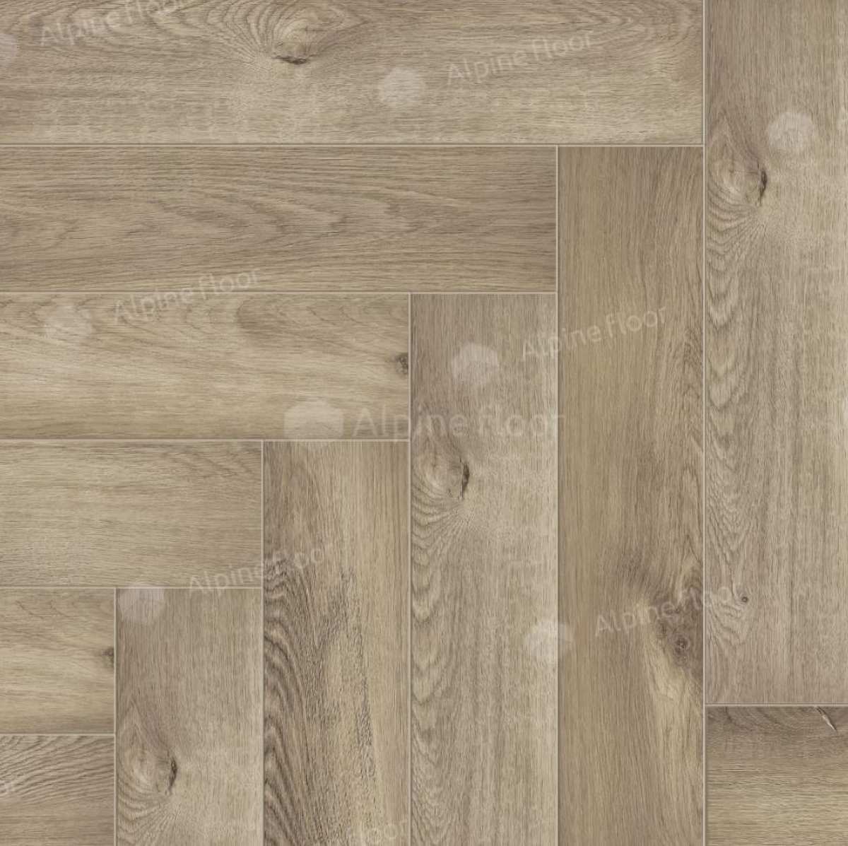 Плитка Alpine floor PARQUET PREMIUM Дуб Натуральный Отбеленный ЕСО 19-5 со встроенной подложкой