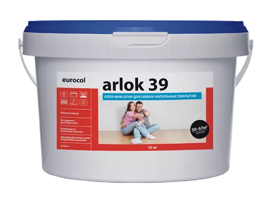 Клей фиксатор для гибких напольных покрытий Arlok 39 5 кг
