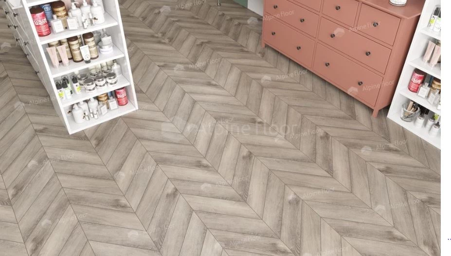 Плитка Alpine floor CHEVRON LVT Дуб Исида ECO 20-8