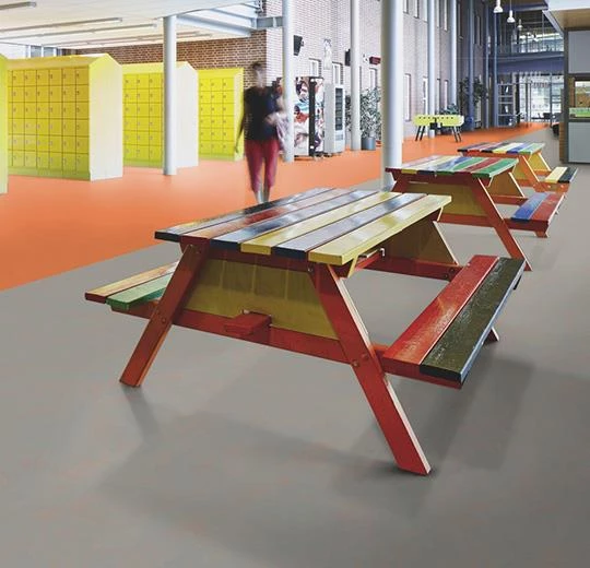 Мармолеум Forbo Concrete 3712 orange shimmer