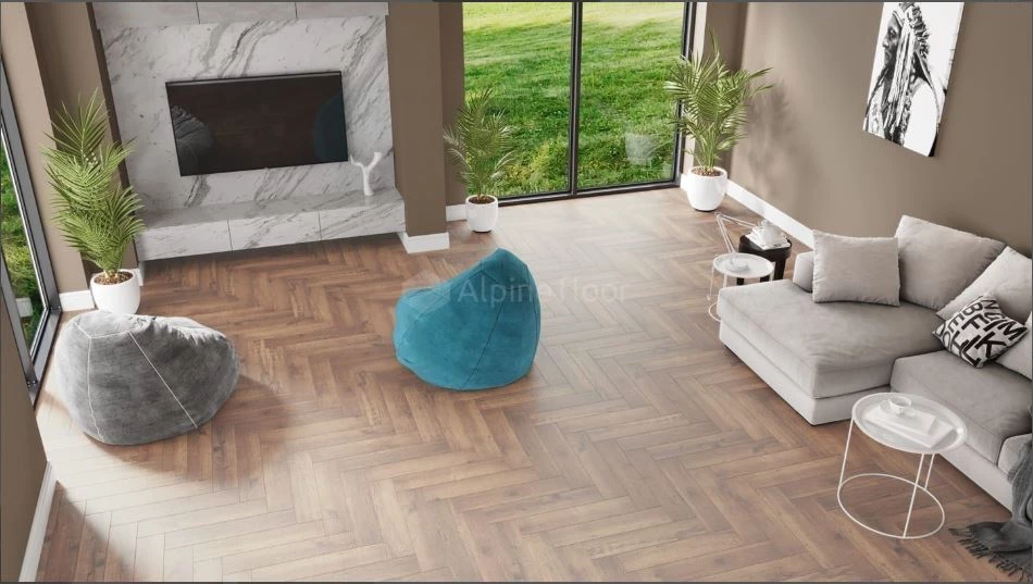Плитка Alpine floor PARQUET LIGHT ДУБ ROYAL ЕСО 13-2