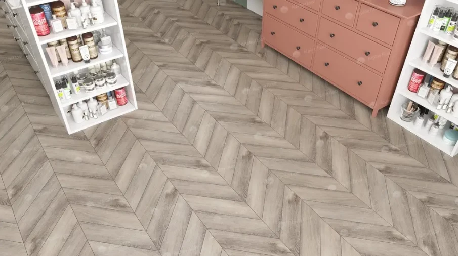 Плитка Alpine floor CHEVRON Дуб Исида ECO 18-8 MC
