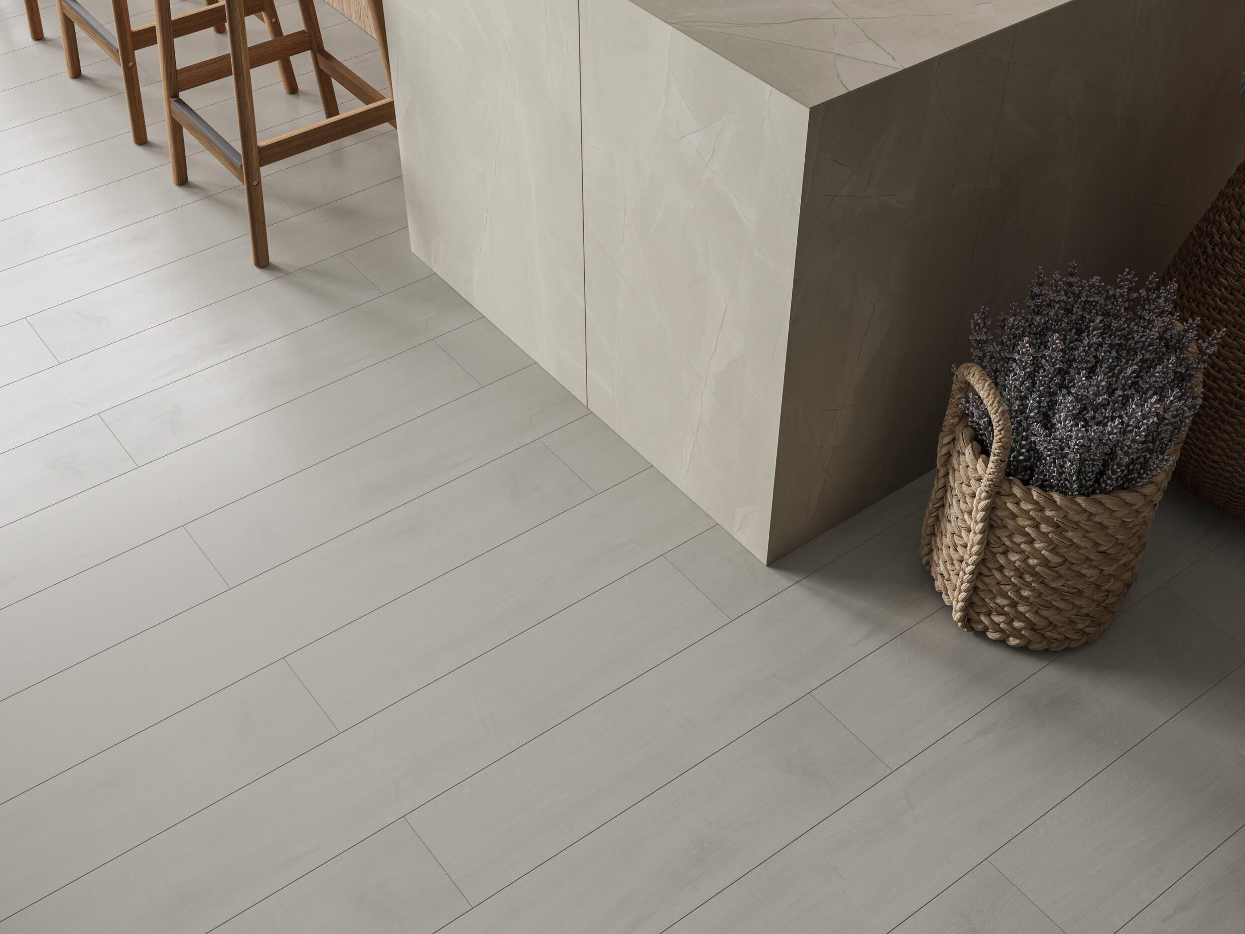 Ламинат EverSense Classic Дуб Шерман белый