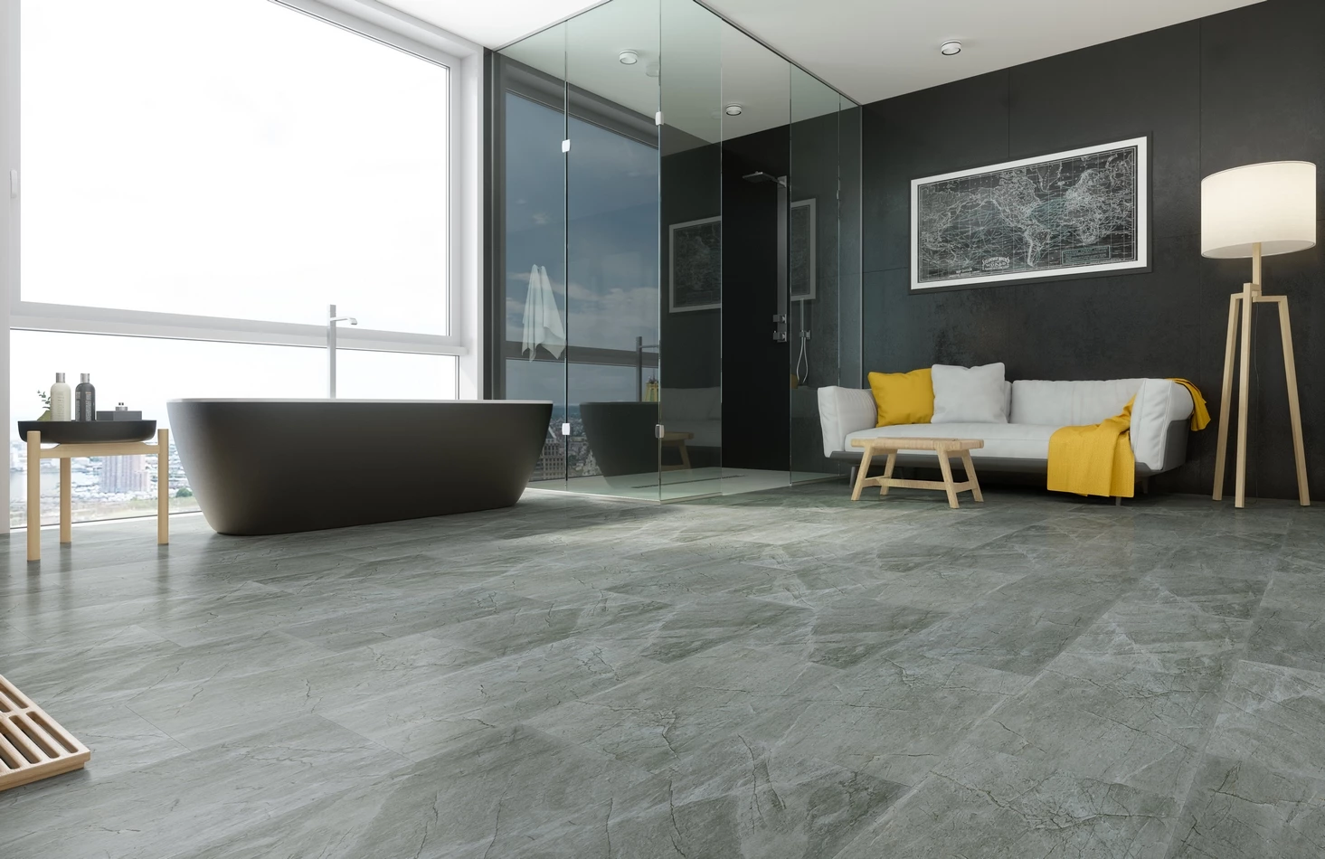 Плитка Fargo Stone 67S455 Платиновый Агат