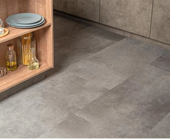 Плитка Vinilam CERAMO 71610 Цемент Cтальной