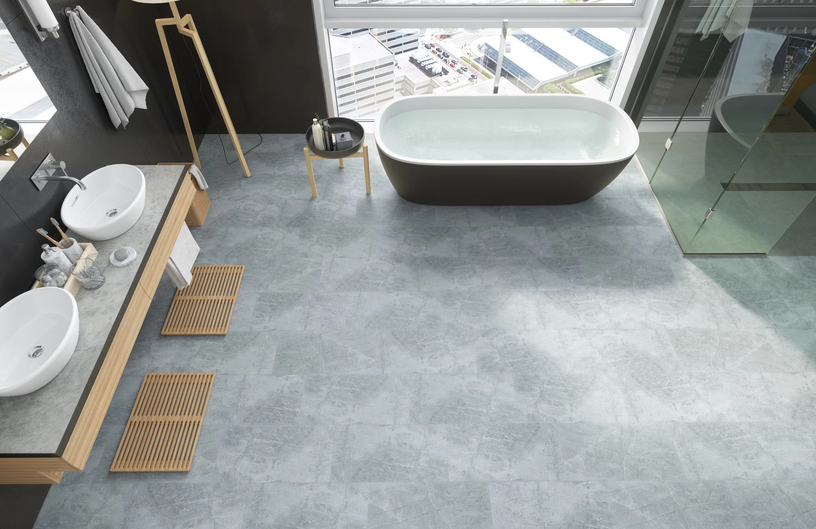 Плитка Fargo Stone 61S455 Дымчатый Меланит